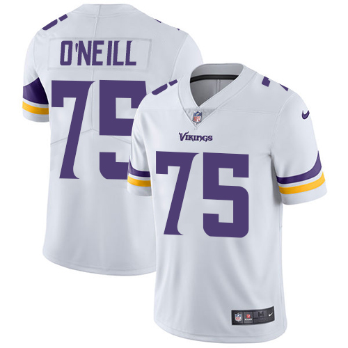 Nike Vikings #75 Brian O'Neill White Men's Stitched NFL Vapor Untouchable Limited Jersey